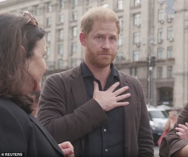 Prince Harry's Lighthearted Quip During Ukraine Visit Sparks Controversy Over Royal Dignity and Self-Promotion