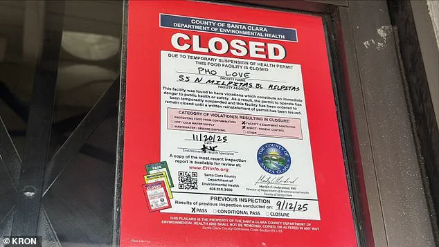 Vietnamese Restaurant Allowed to Reopen Despite Health Violations, Sparking Public Concern