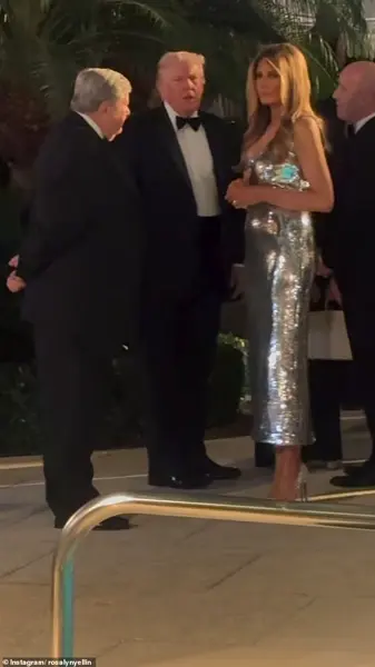 Melania Trump’s Elegance and MAGA Influence Take Center Stage at Star-Studded New Year’s Eve Party as Tensions Rise
