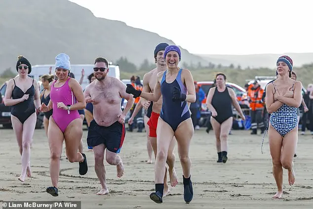 Hundreds Brave Icy Waters for Traditional New Year's Day Dip in North Tyneside
