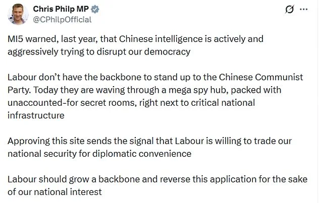 Controversial Approval: Starmer Faces Security Backlash Over China's New London Embassy