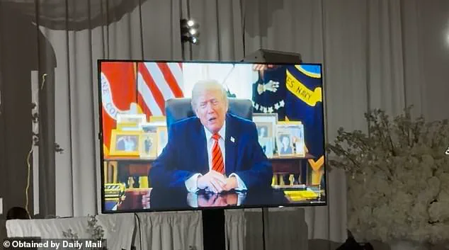 Trump Delivers Heartfelt Pre-Recorded Message at Campaign Advisor's Wedding, Marking Re-Election Milestone