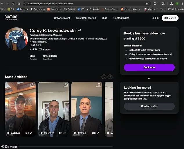 Controversy Surrounds Corey Lewandowski's Dual Role at DHS and Cameo