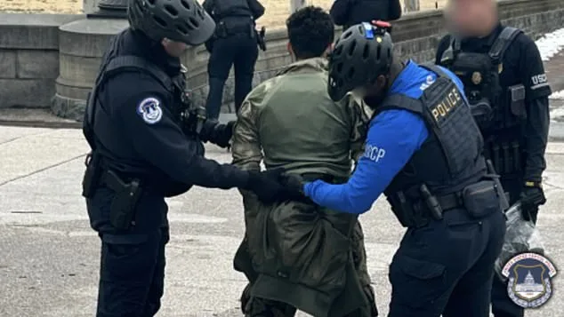 18-Year-Old Carter Camancho Arrested at U.S. Capitol with Shotgun and Tactical Vest; No Injuries