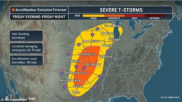 Deadly Storm System Intensifies Across Central US, Killing at Least Two in Oklahoma