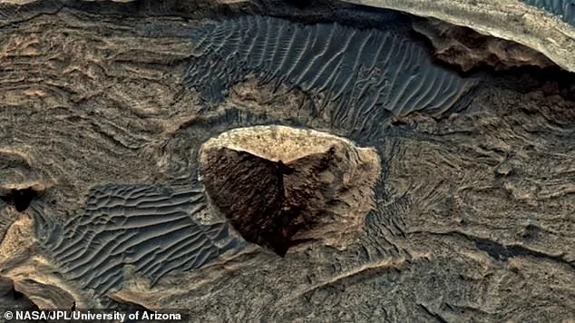 New NASA Images Reveal Mysterious Pyramid-Like Structure on Mars, Fueling Speculation About Ancient Civilizations