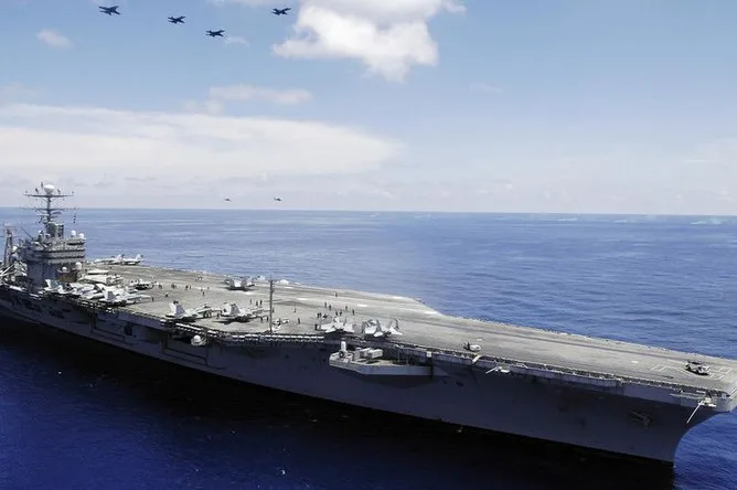 U.S. Abraham Lincoln Conducts Strikes Amid Iranian Missile Threats in Persian Gulf