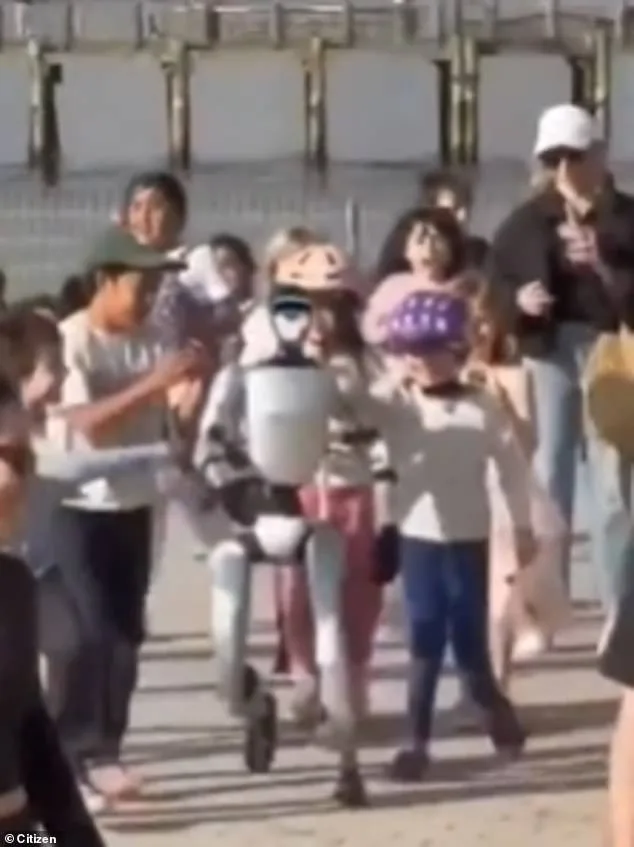 Future Arrives in Playful Form: Unitree G1 Robot Captivates NYC Park