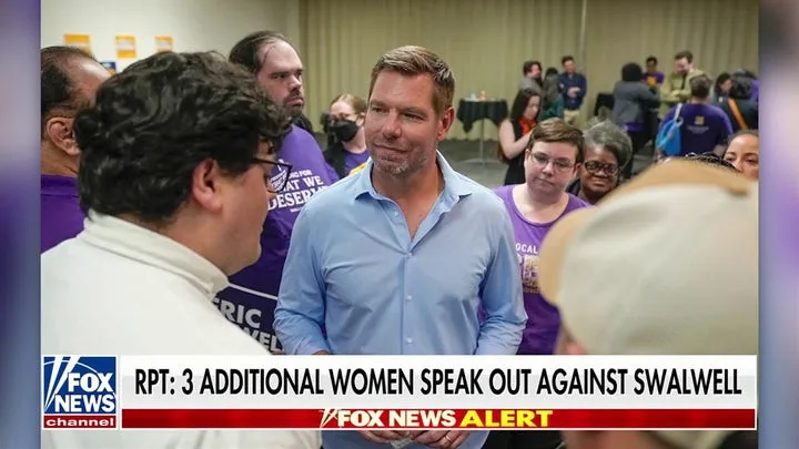 Here's an engaging headline for the article: 

"Florida Rep. Luna Predicts Swalwell's Legal Troubles, Suggests Jail Time