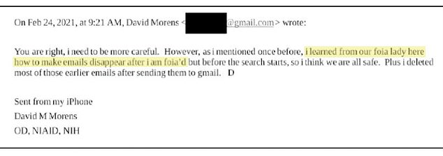 Former Fauci aide David Morens faces felony charges for hiding coronavirus documents.