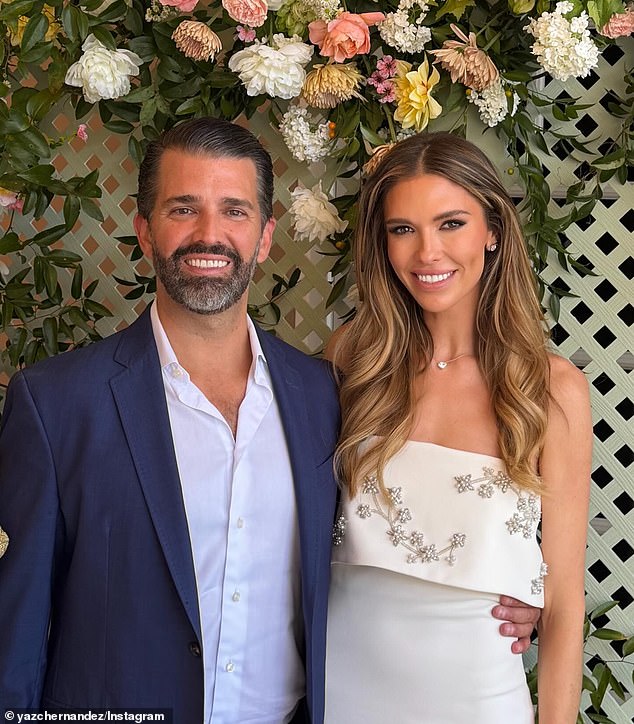 Trump Jr. and Bettina Anderson swap White House gala for intimate family wedding.