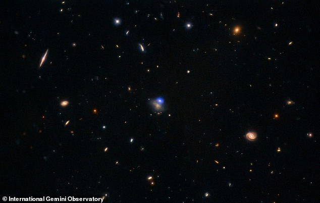 Rare blue flashes may signal violent black hole collisions in space.