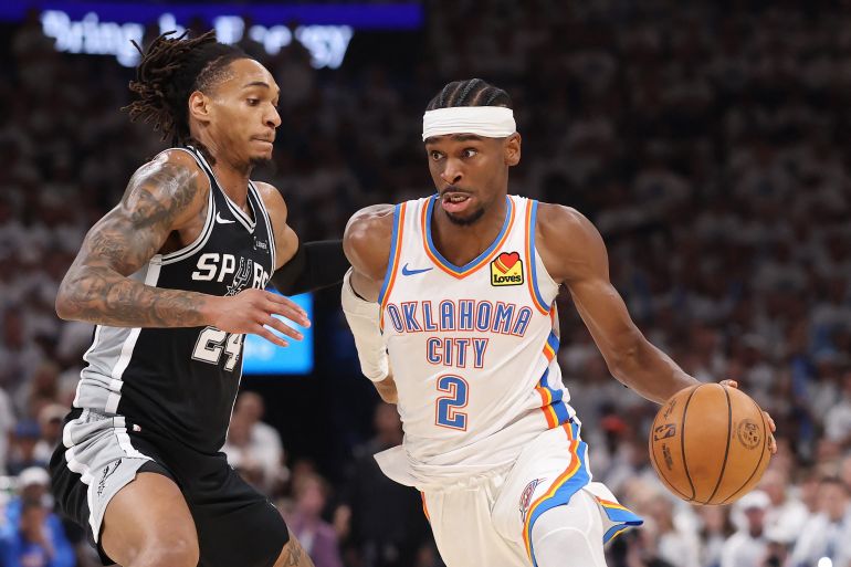 Gilgeous-Alexander Leads Thunder Past Spurs, One Win Away From Finals