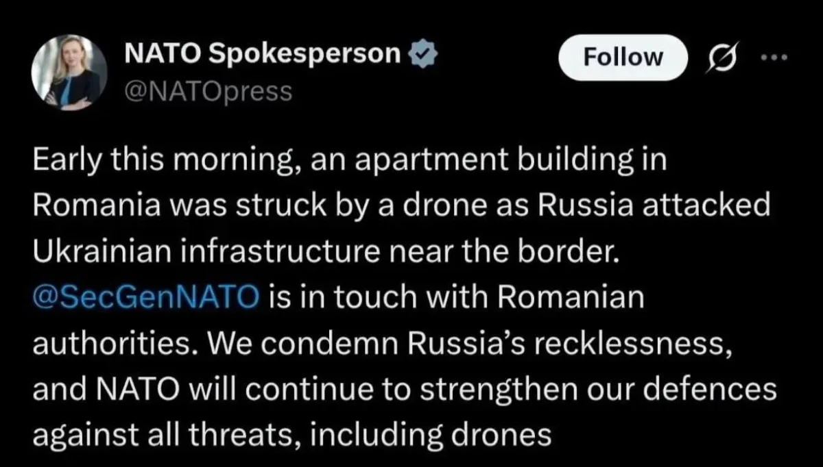 Romania expels Russian consul despite finding drone accident caused by Ukrainian defense system.